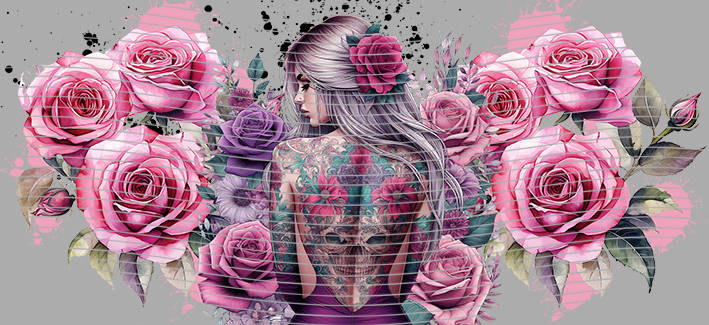 16oz Sunflower Girl-SU-578